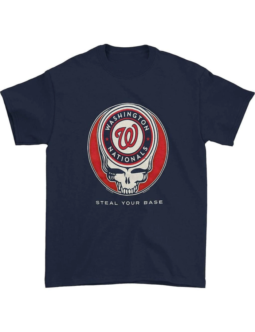 Rockinstone - T-shirt Grateful Dead Washington Nationals roubam sua base