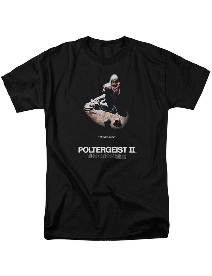 Rockinstone - T-shirt Pôster Poltergeist Adulto