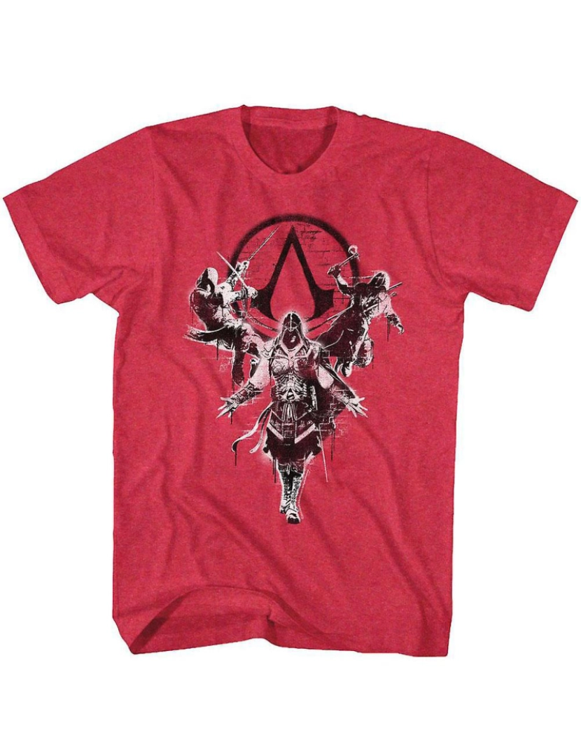 Rockinstone - T-shirt Assassins Creed Múltiplas Tentativas