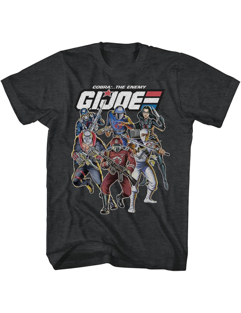 Rockinstone - T-shirt Membros angustiados do Cobra GI Joe