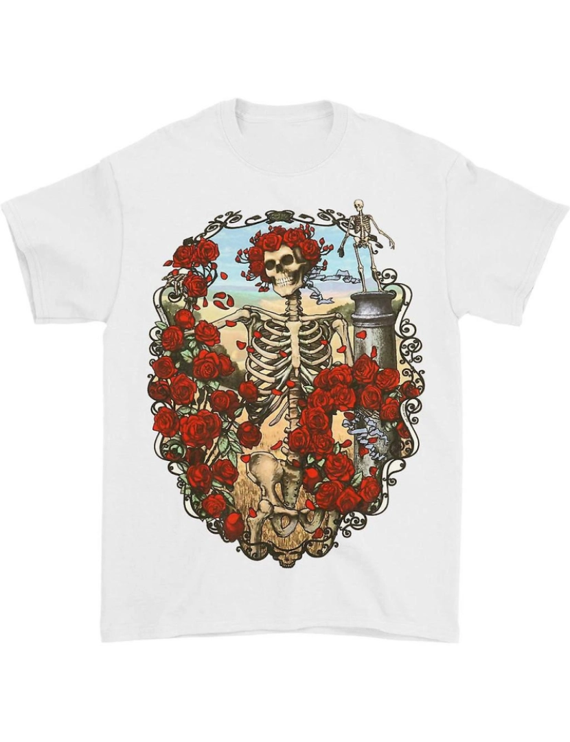 imagem de T-shirt Camiseta branca do 30º aniversário do Grateful Dead1