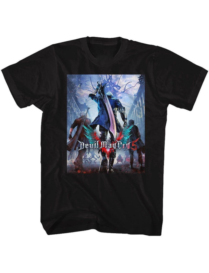 Rockinstone - T-shirt Devil May Cry Três caras