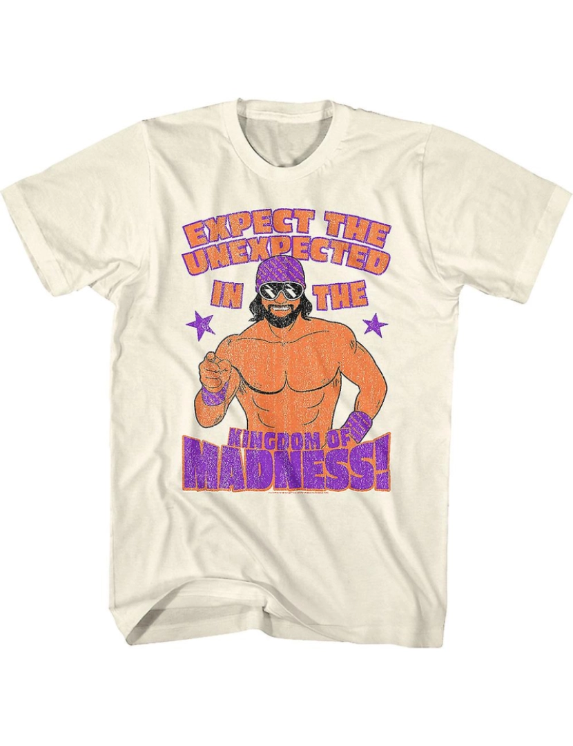 Rockinstone - T-shirt Espere o inesperado Macho Man Randy Savage