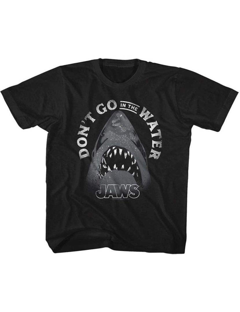 Rockinstone - T-shirt Jaws Text Arch Juvenil