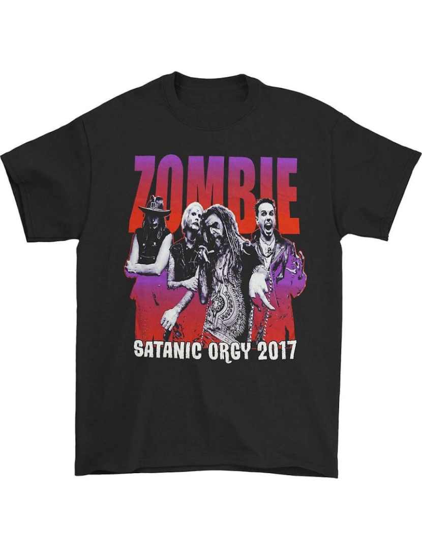 Rockinstone - T-shirt Rob Zombie Orgia Satânica 2017 Tour