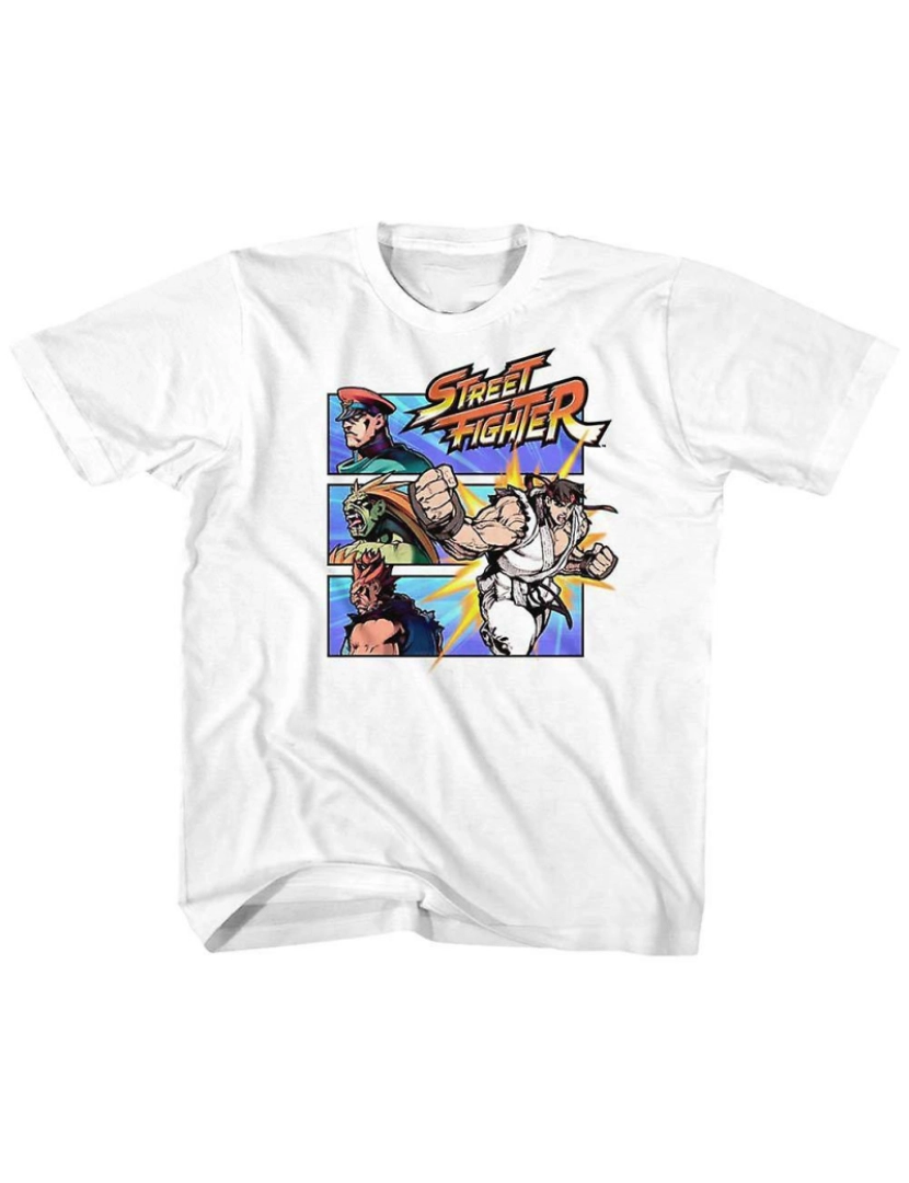 imagem de T-shirt Street Fighter luta contra um cara jovem1