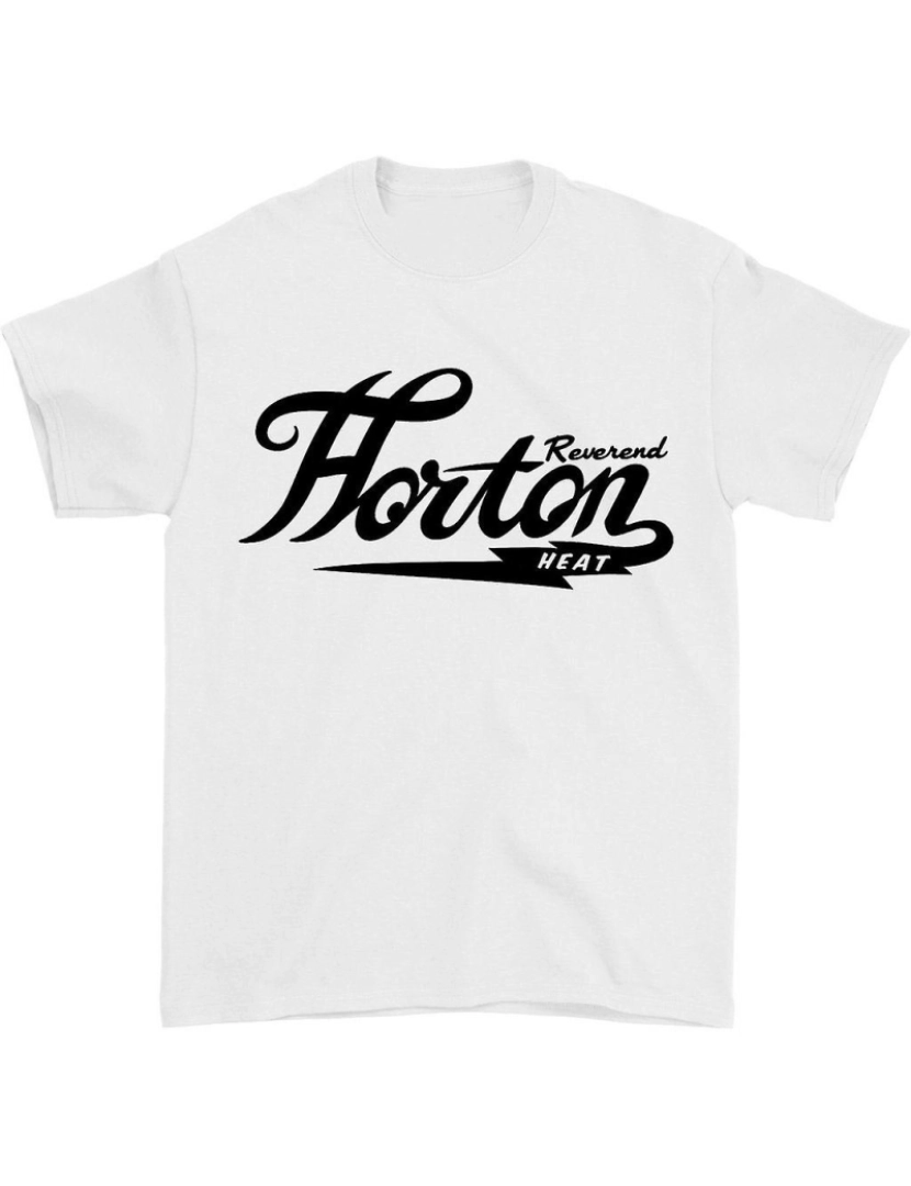 Rockinstone - T-shirt Reverendo Horton Heat Classic Branco