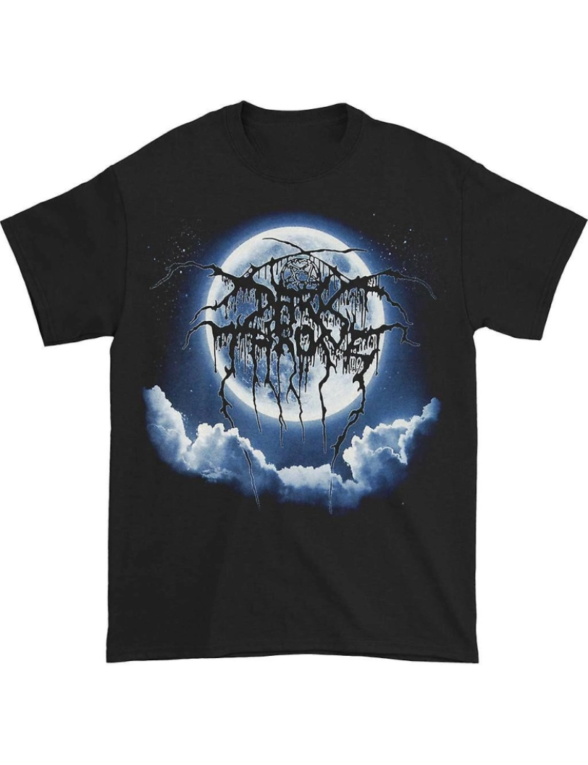 Rockinstone - T-shirt Trono Negro A Lua Funeral