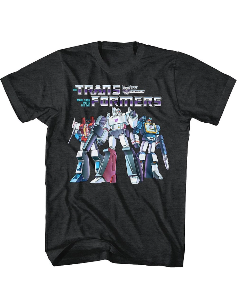 Rockinstone - T-shirt Transformadores de ameaça tripla Decepticons