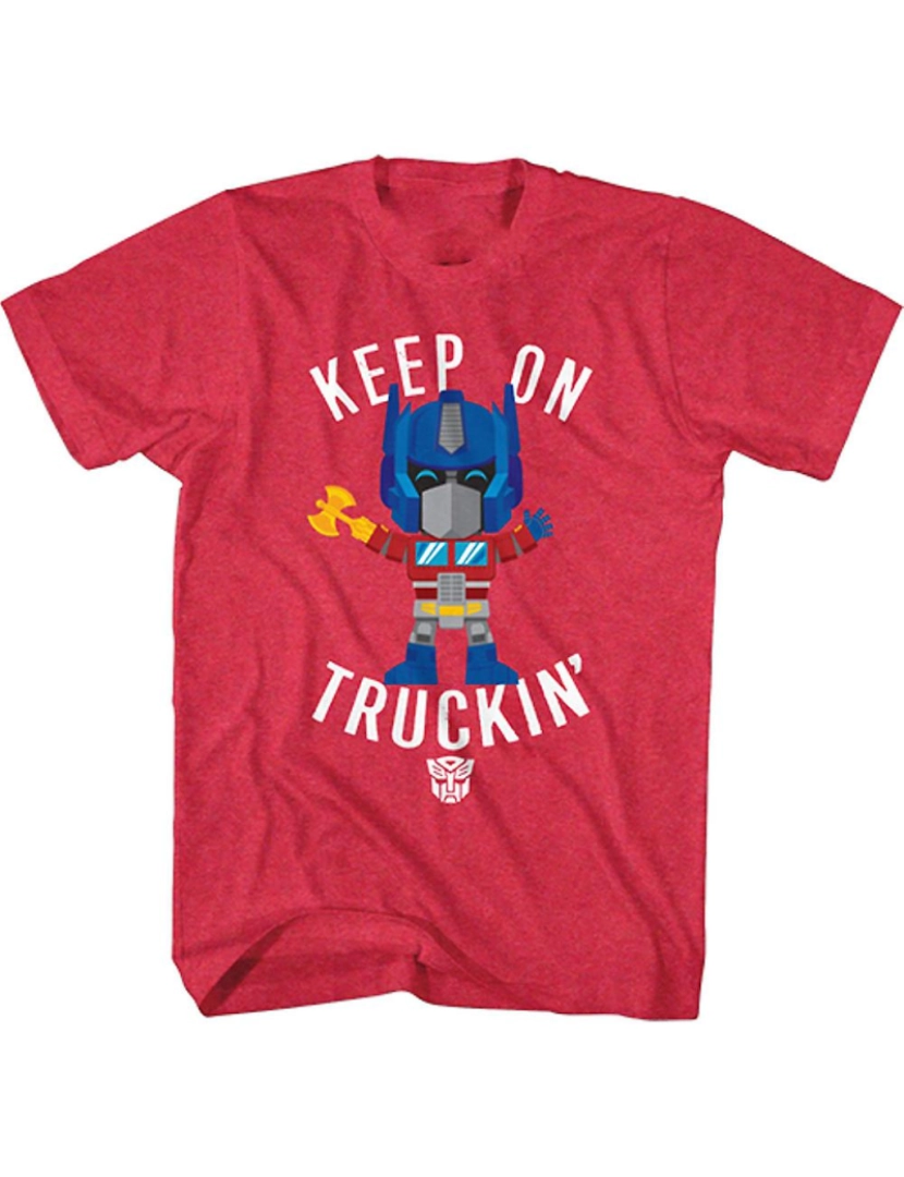 Rockinstone - T-shirt Optimus Prime Keep On Truckin 'Transformers