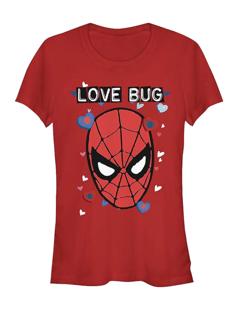 Rockinstone - T-shirt Camisa Junior Spider-Man Love Bug Marvel Comics