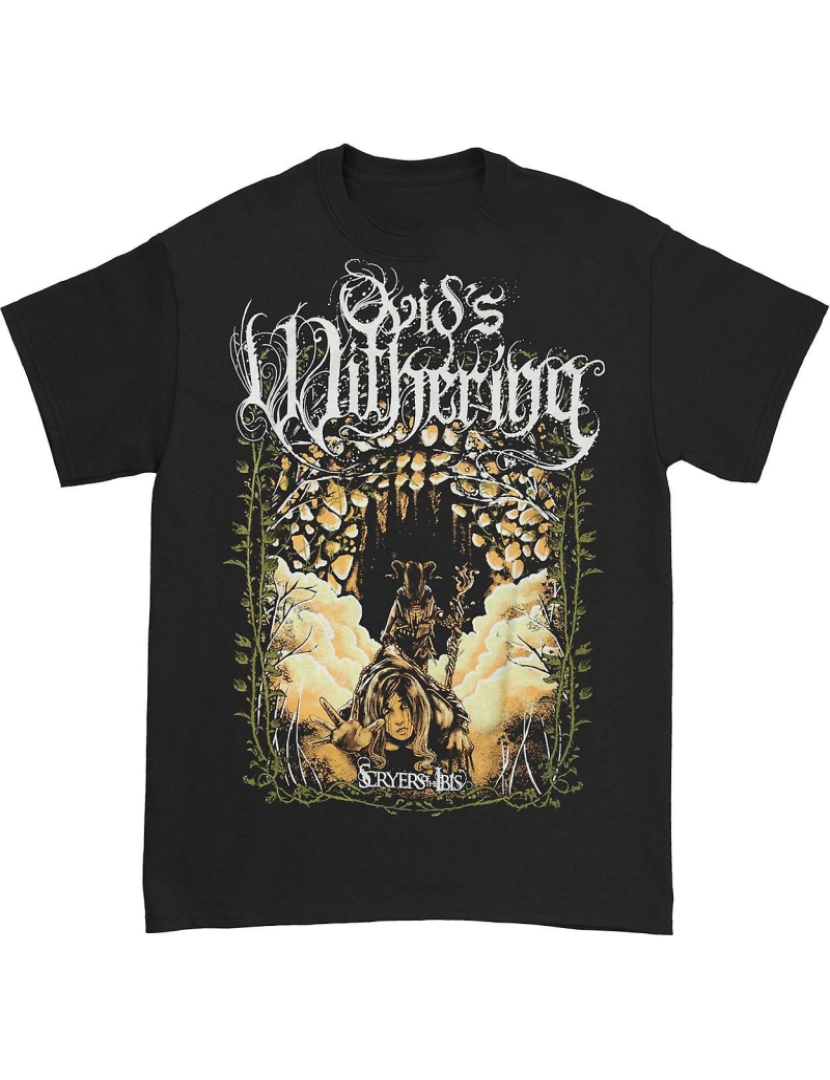 Rockinstone - T-shirt Capa do CD Withering Scryers Of The Ibis de Ovídio