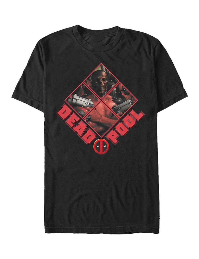 Rockinstone - T-shirt Deadpool Desmascarado