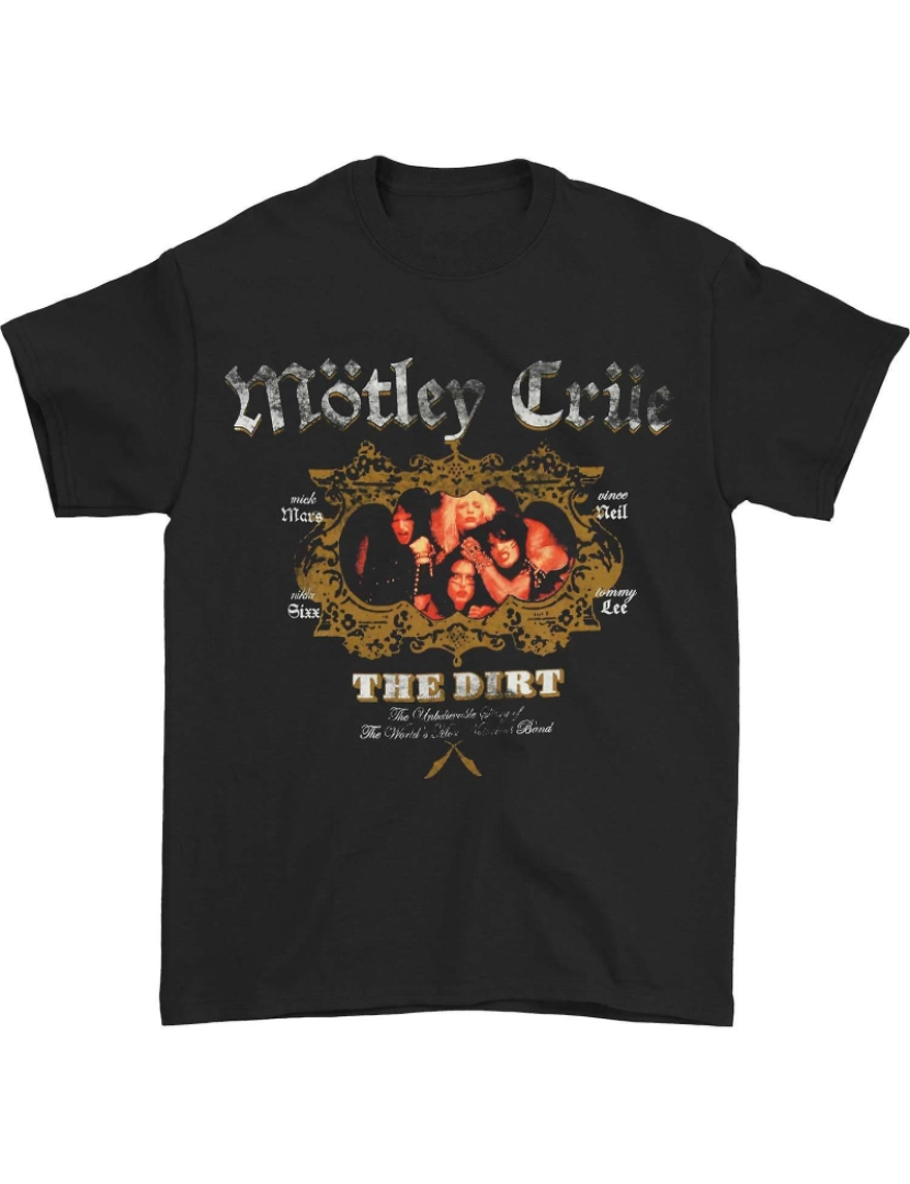 Rockinstone - T-shirt Motley Crue A Sujeira