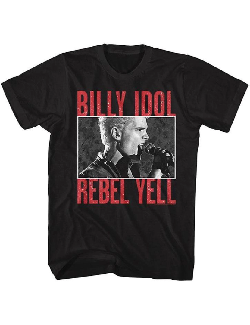 Rockinstone - T-shirt Billy Idol Rebelde