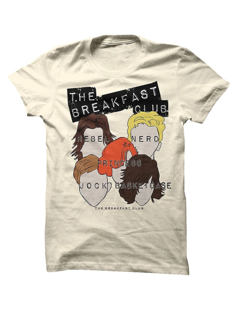 Rockinstone - T-shirt Camisa Junior Titles Breakfast Club