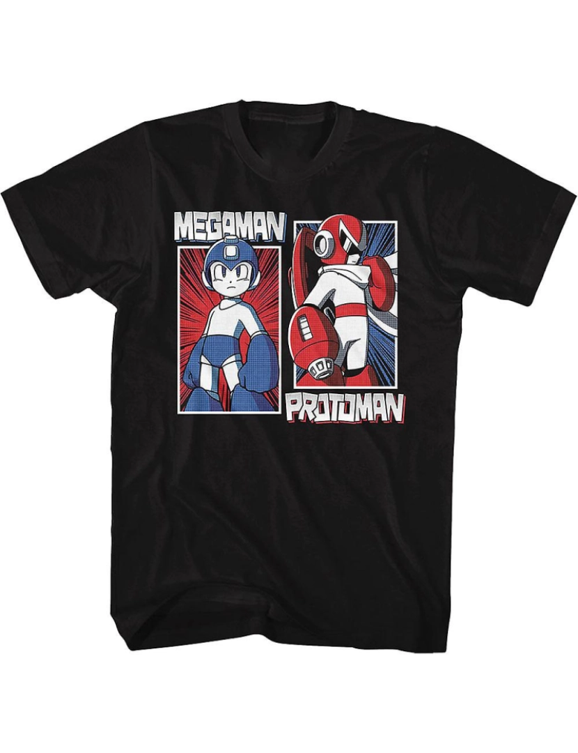 Rockinstone - T-shirt Mega Man e Proto Man