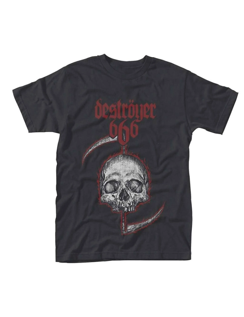 Rockinstone - T-shirt Destruidor 666 Crânio