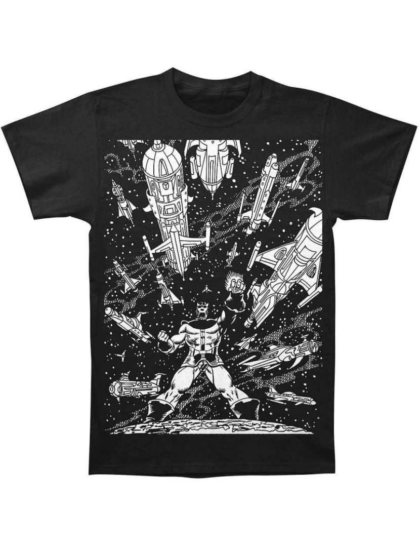 Rockinstone - T-shirt Metrô das naves espaciais Thanos