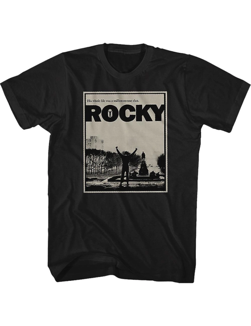 Rockinstone - T-shirt Toda a sua vida foi de um milhão para um tiro Rocky Shirt