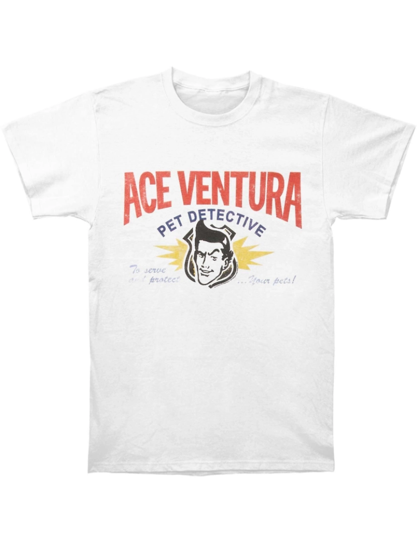 Rockinstone - T-shirt Cartão Ace Ventura