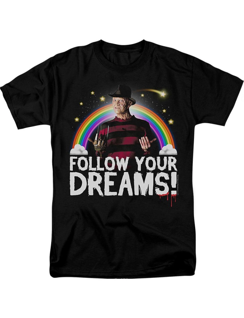 Rockinstone - T-shirt Siga o pesadelo dos seus sonhos em Elm Street