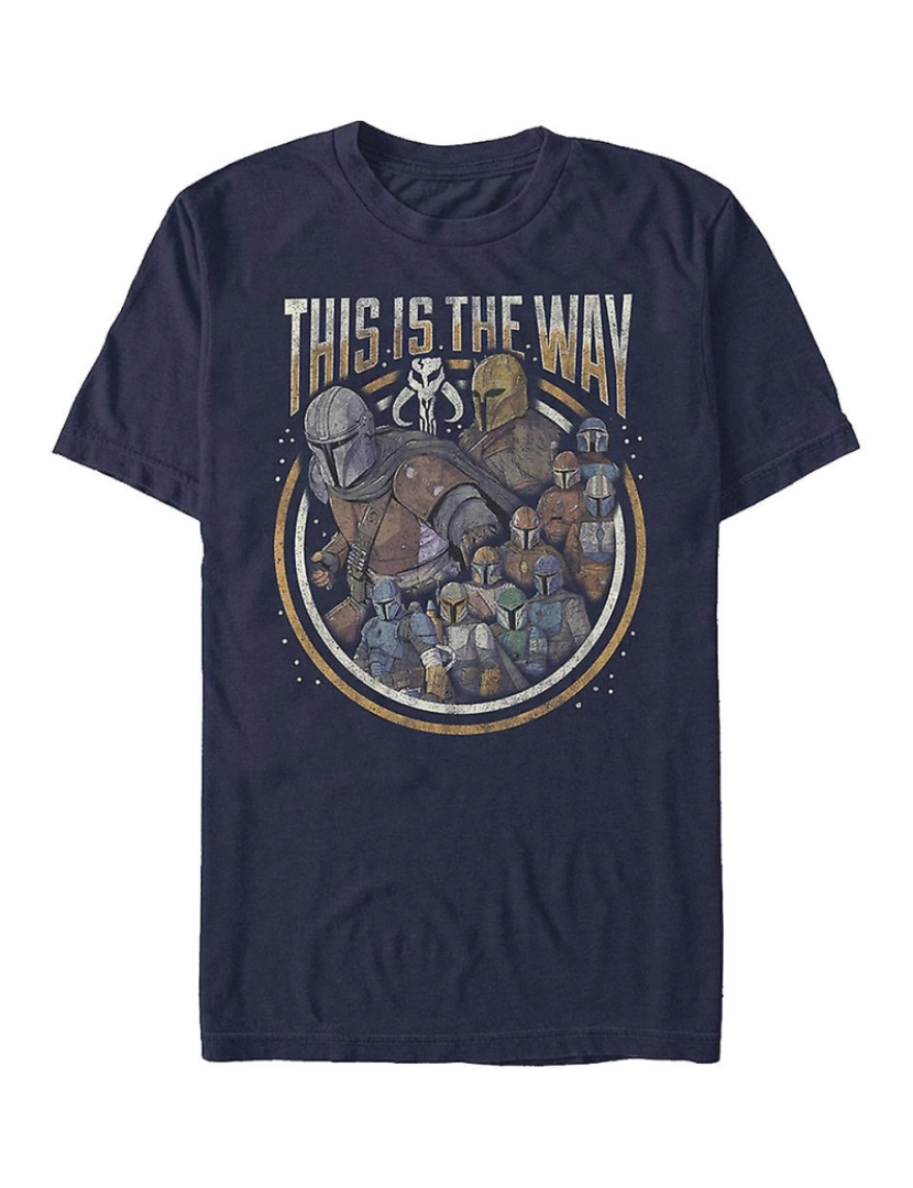 imagem de T-shirt Este é o caminho para a colagem Star Wars The Mandalorian1