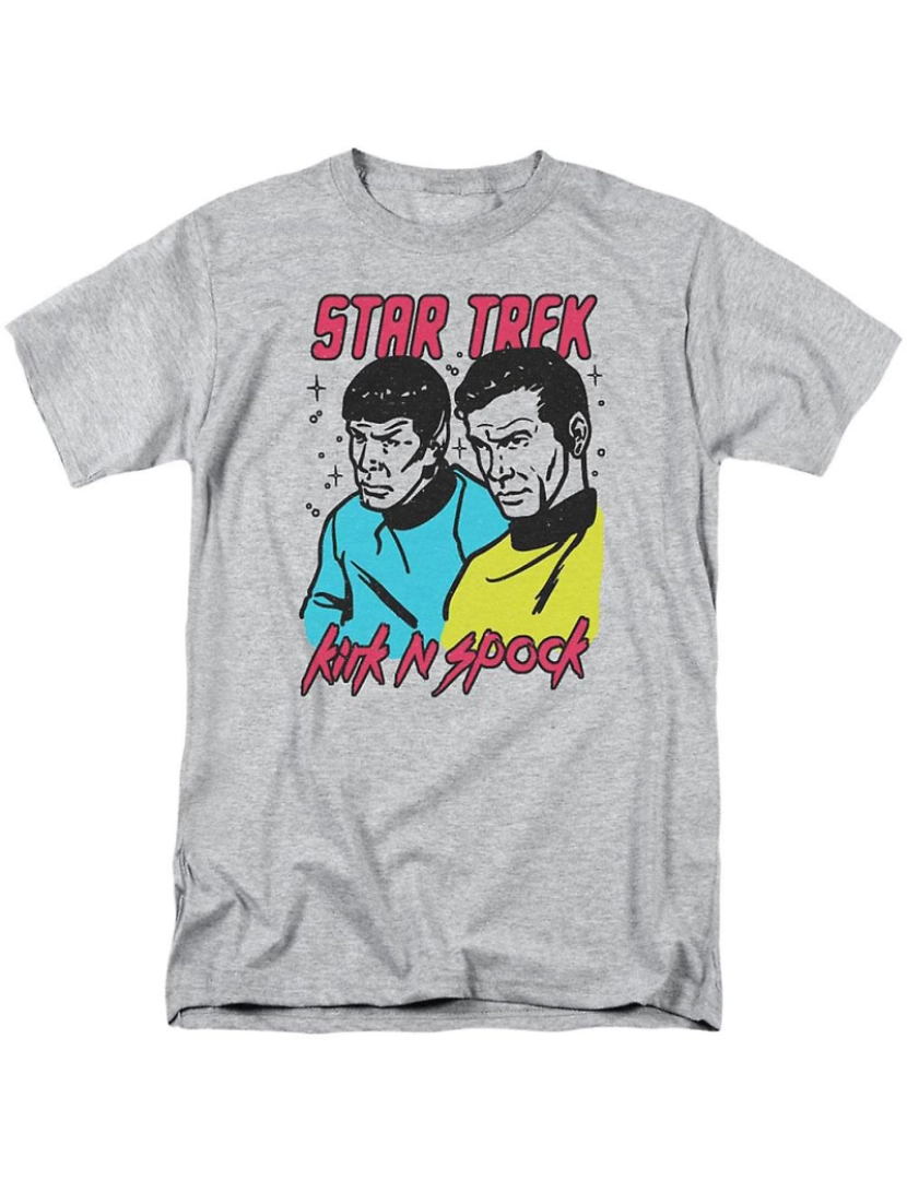 Rockinstone - T-shirt Jornada nas Estrelas Kirk N Spock Adulto