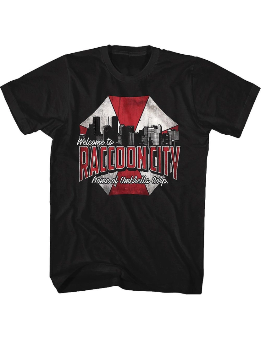 Rockinstone - T-shirt Resident Evil em Raccoon City