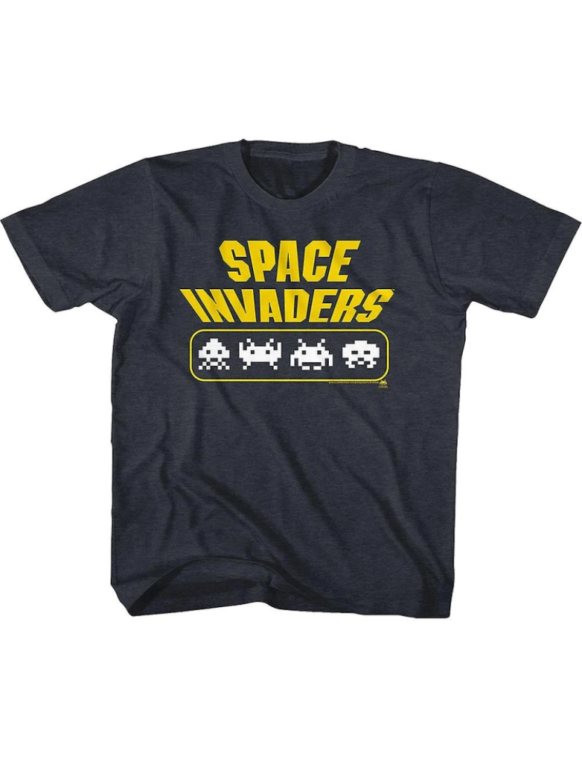 Rockinstone - T-shirt Camisa juvenil Aliens Space Invaders