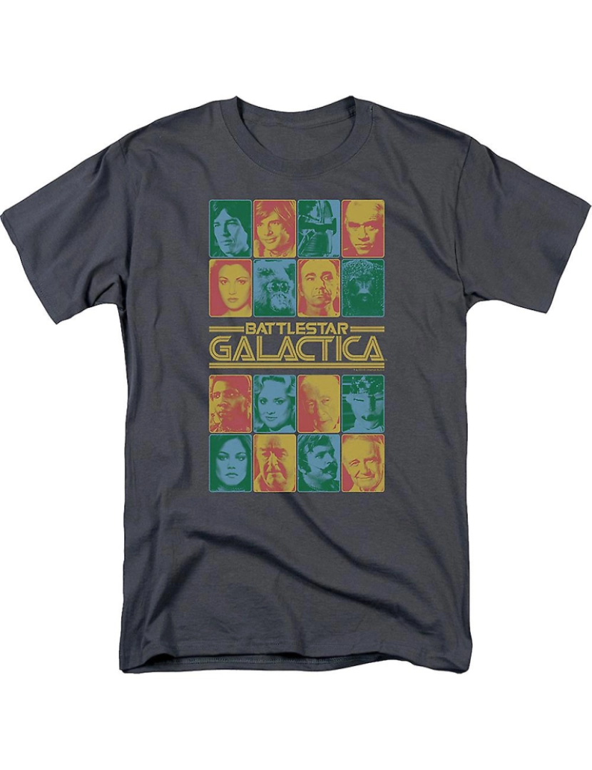 Rockinstone - T-shirt Elenco Battlestar Galactica