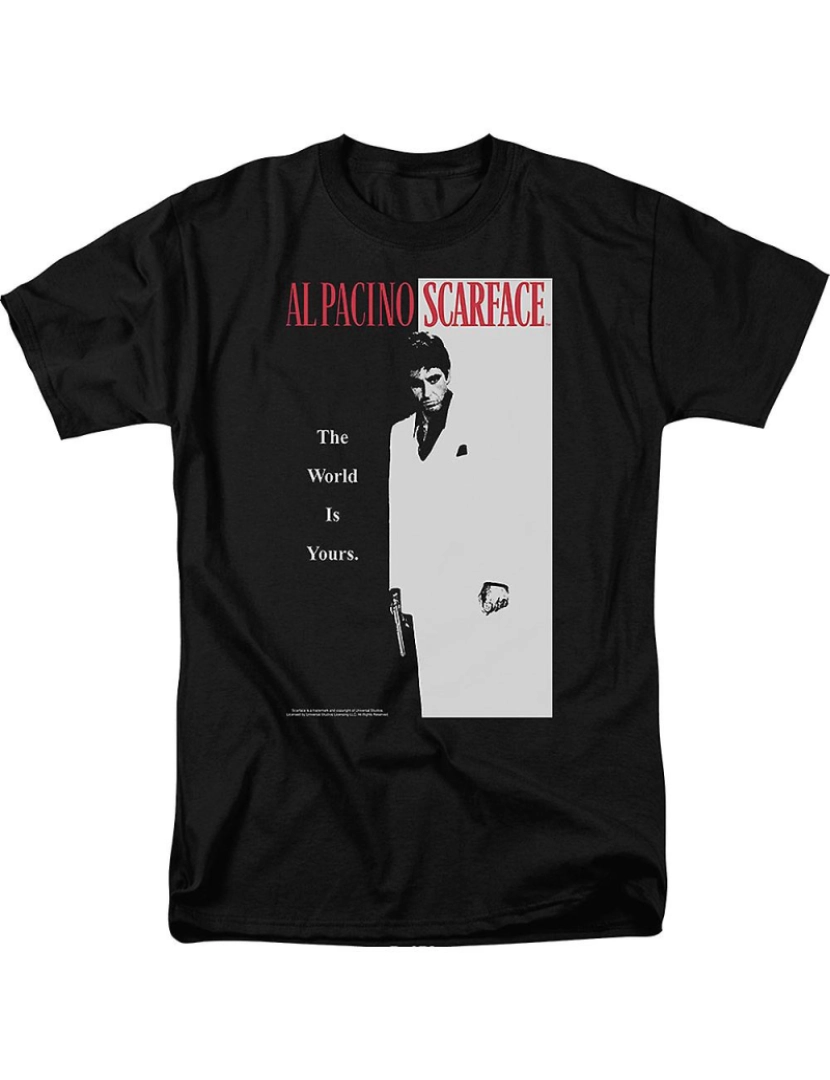 Rockinstone - T-shirt Pôster do filme Scarface