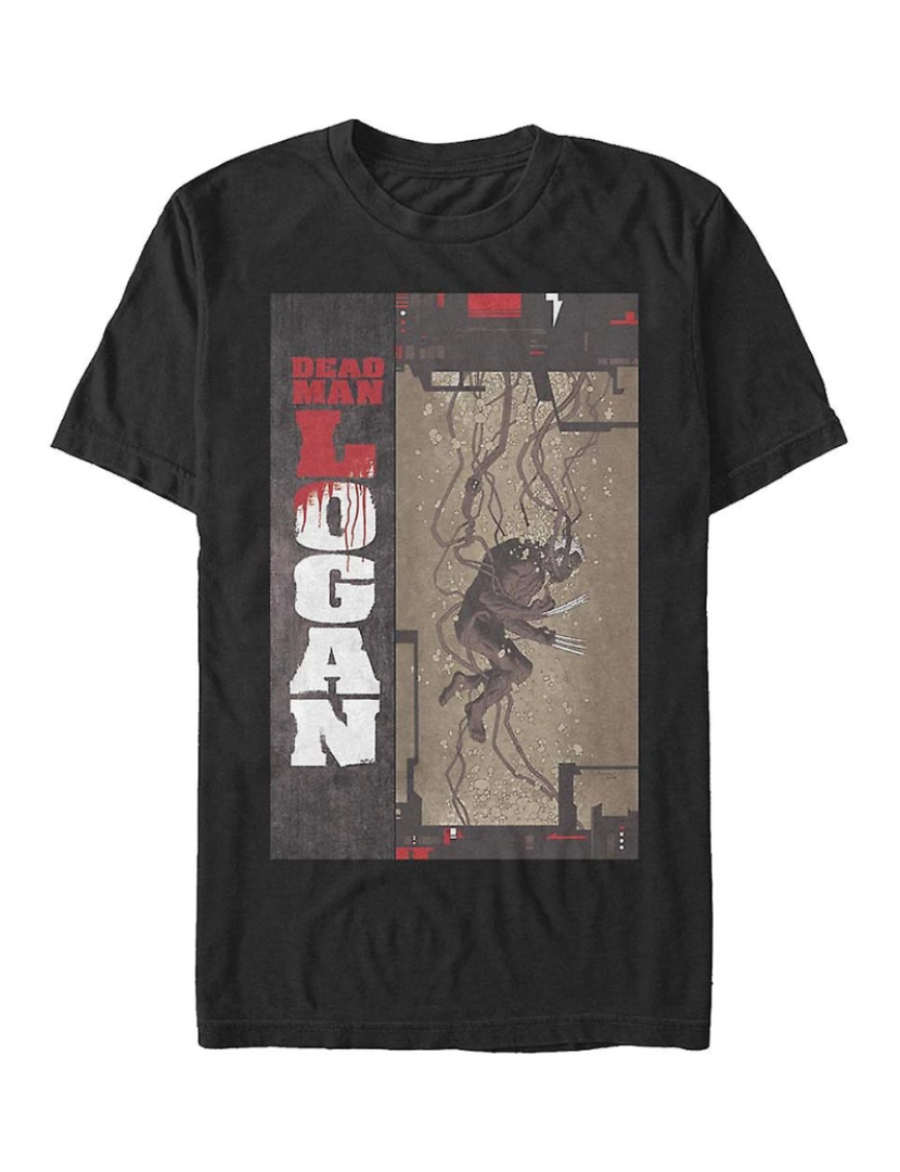 Rockinstone - T-shirt Homem Morto Logan Marvel Comics