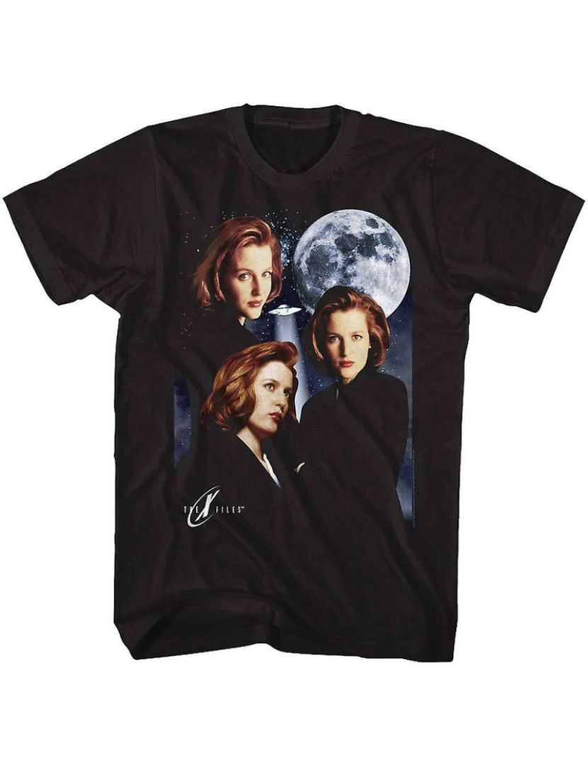 Rockinstone - T-shirt Arquivos X 3 Scully Lua