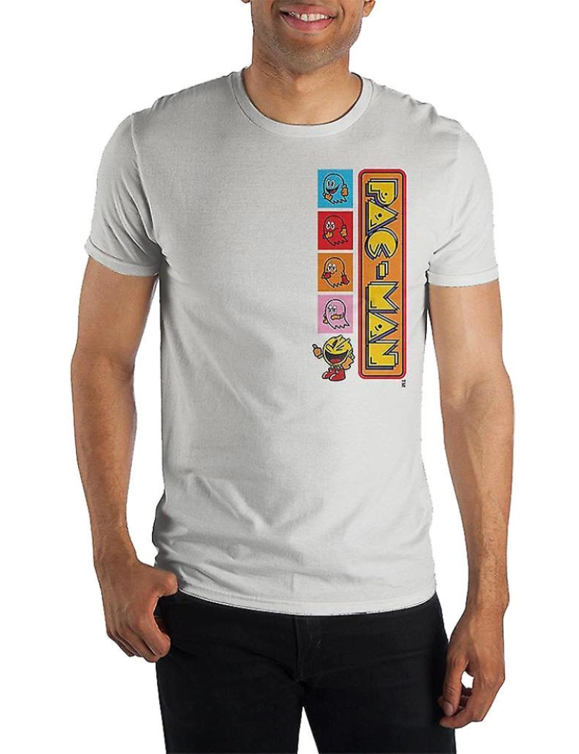 Rockinstone - T-shirt Fantasmas e Pac-Man