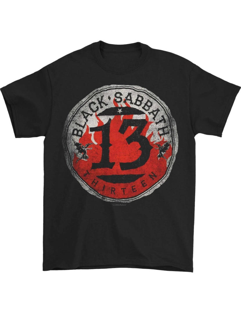 Rockinstone - T-shirt Círculo de Chamas do Black Sabbath 13