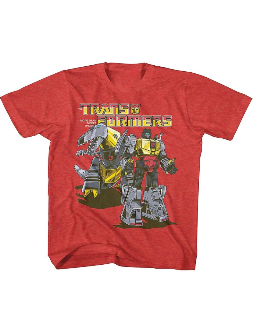 Rockinstone - T-shirt Camisa retrô Grimlock Transformers para meninos