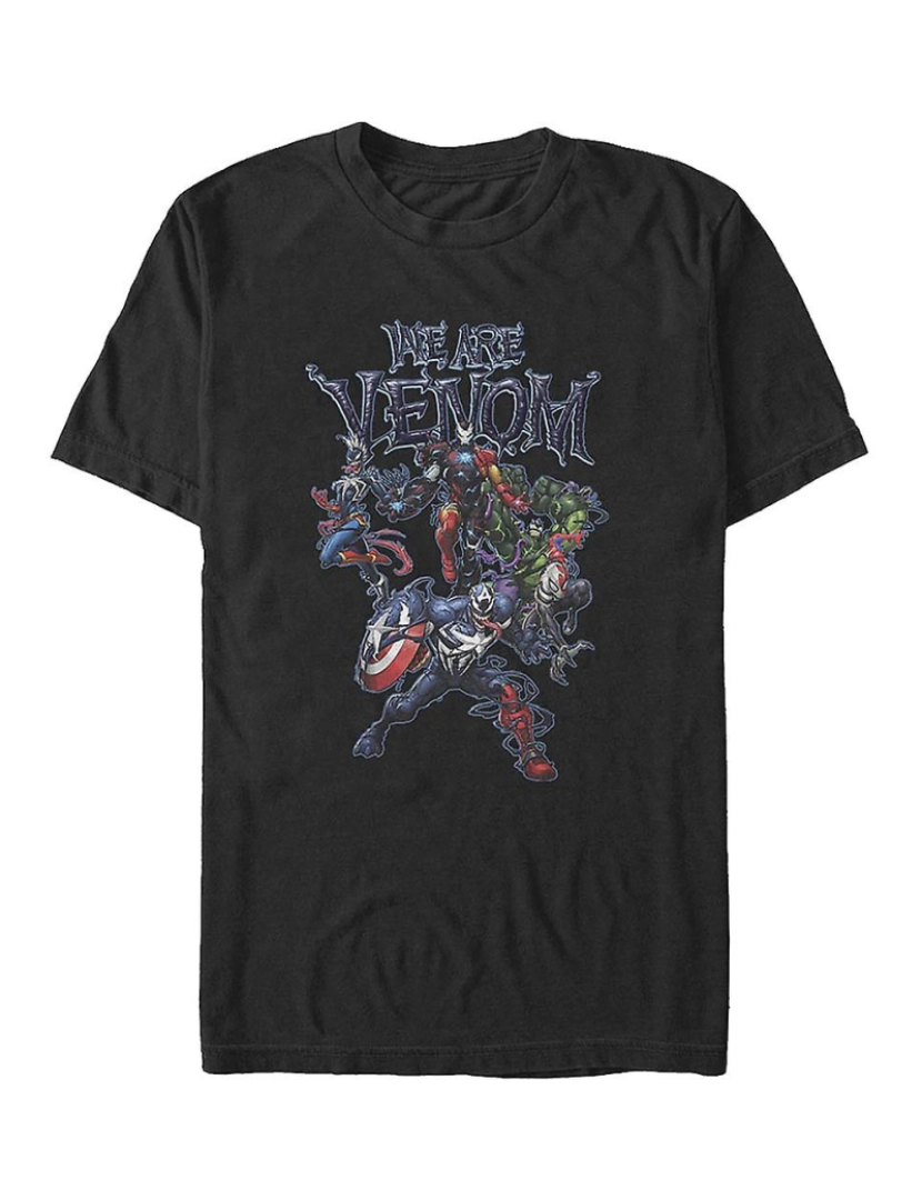 Rockinstone - T-shirt Vingadores Nós Somos Venom Marvel Comics