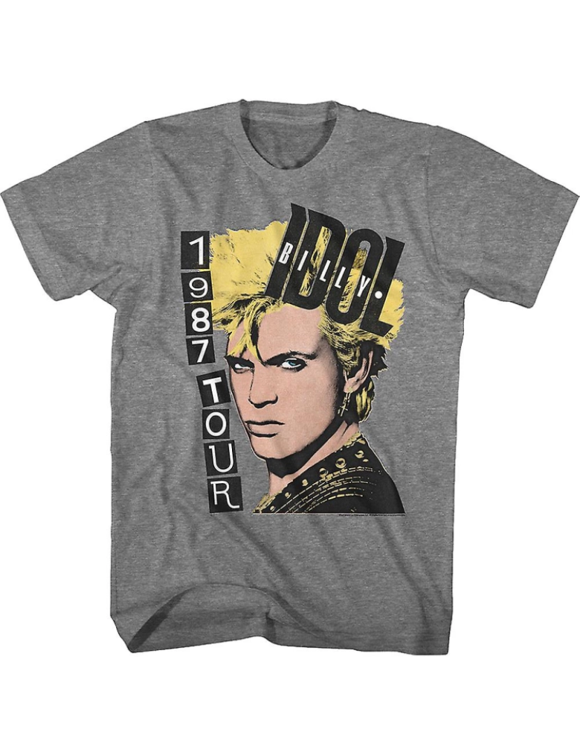 Rockinstone - T-shirt Turnê de 1987 Billy Idol