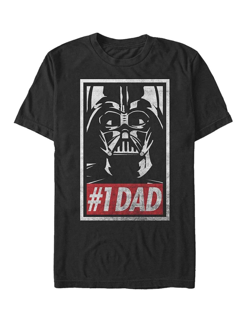 Rockinstone - T-shirt Darth Vader número 1 pai Star Wars