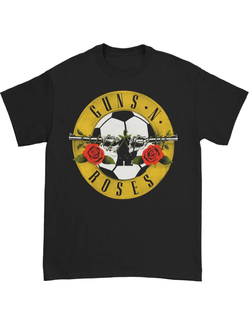 Rockinstone - T-shirt Bola de futebol Guns N Roses GNR