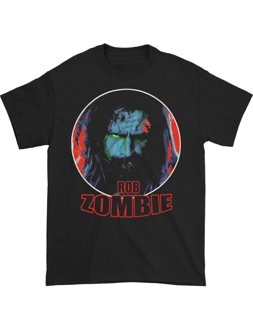 Rockinstone - T-shirt Rob Zumbi Cara Azul