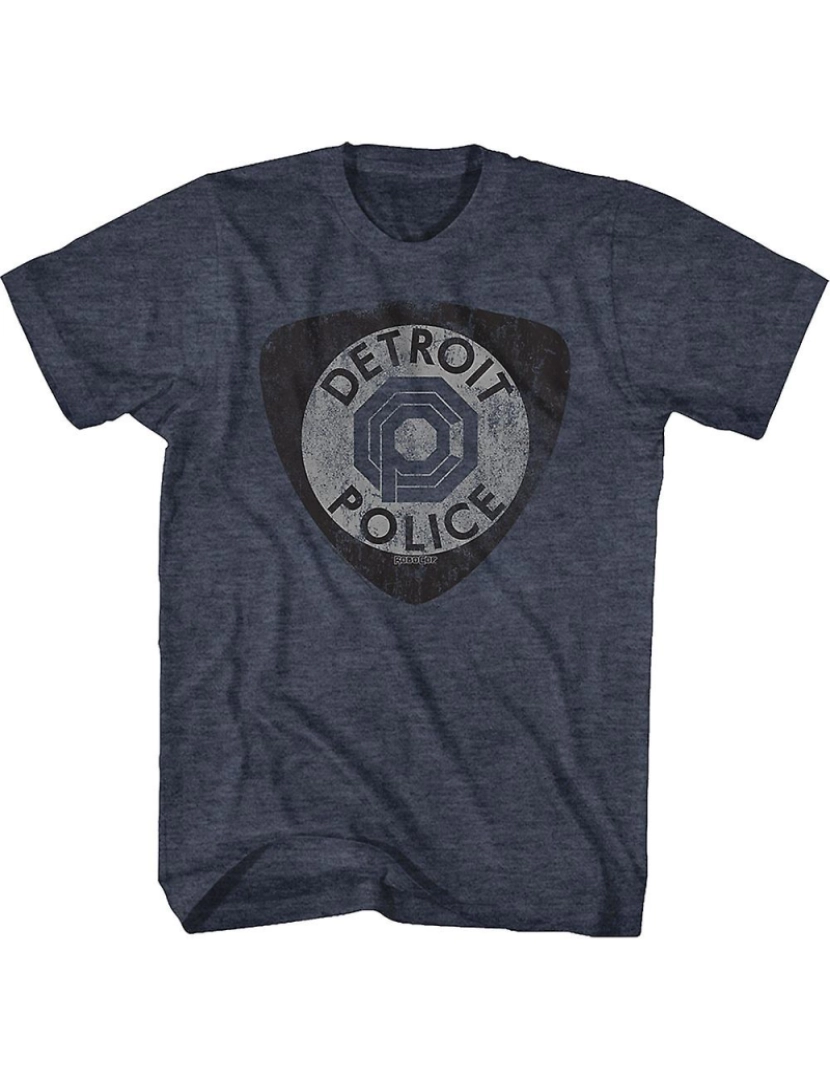 Rockinstone - T-shirt Distintivo da Polícia de Detroit Robocop