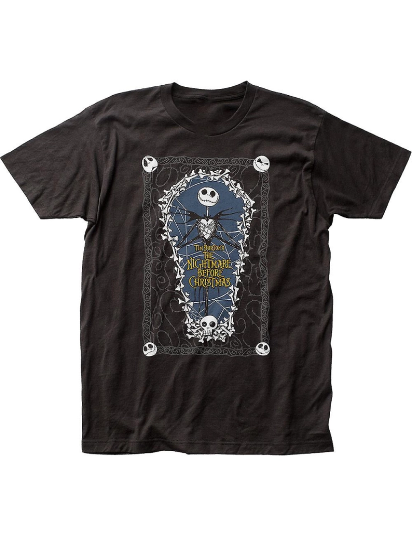 Rockinstone - T-shirt Pesadelo de Jack Skellington antes do Natal