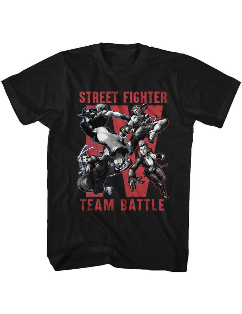 Rockinstone - T-shirt Batalha em equipe de Street Fighter