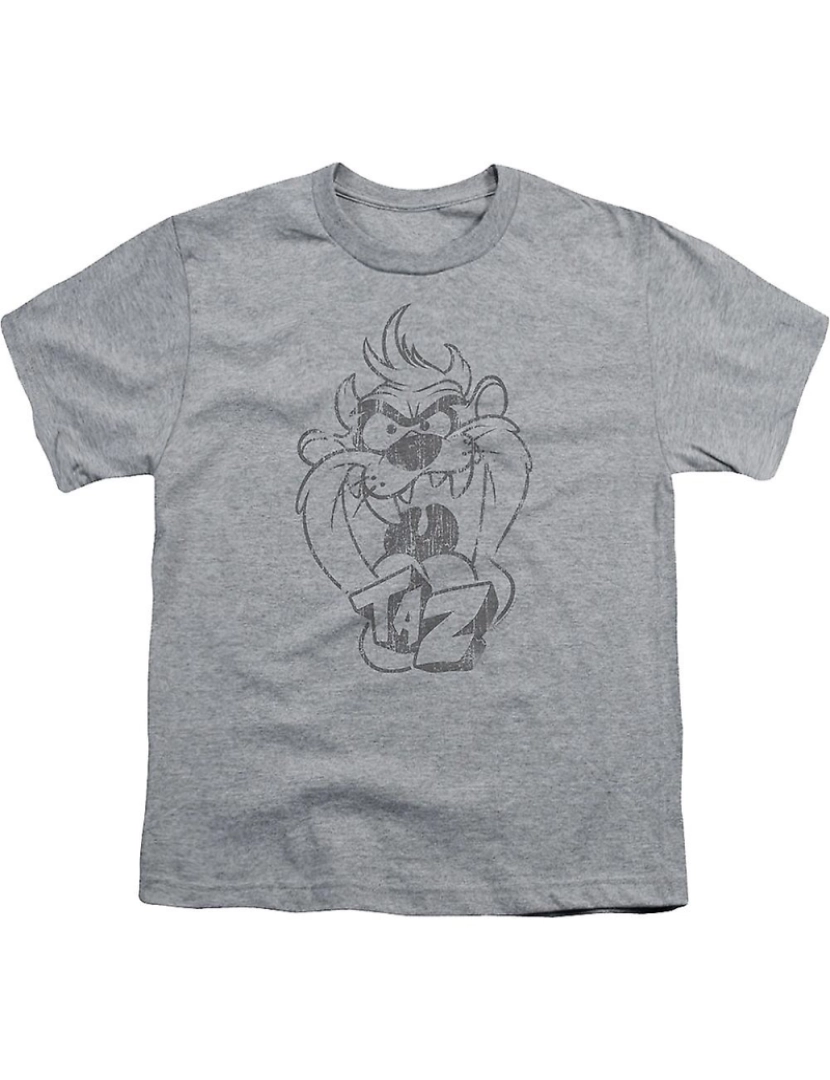 Rockinstone - T-shirt Camisa juvenil Taz Sketch Looney Tunes