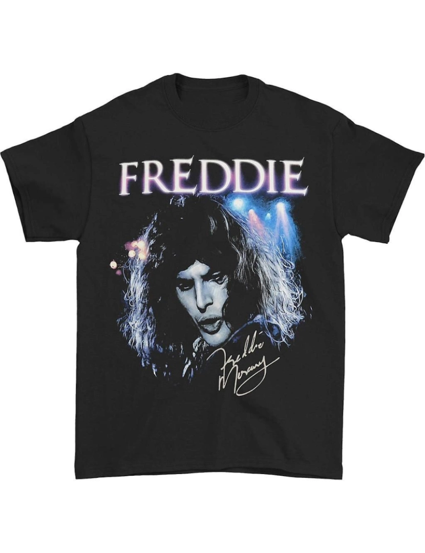 Rockinstone - T-shirt Assinatura Freddie Mercury Freddie