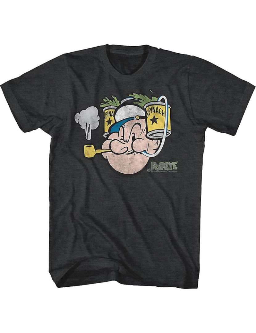 Rockinstone - T-shirt Chapéu Popeye Espinafre