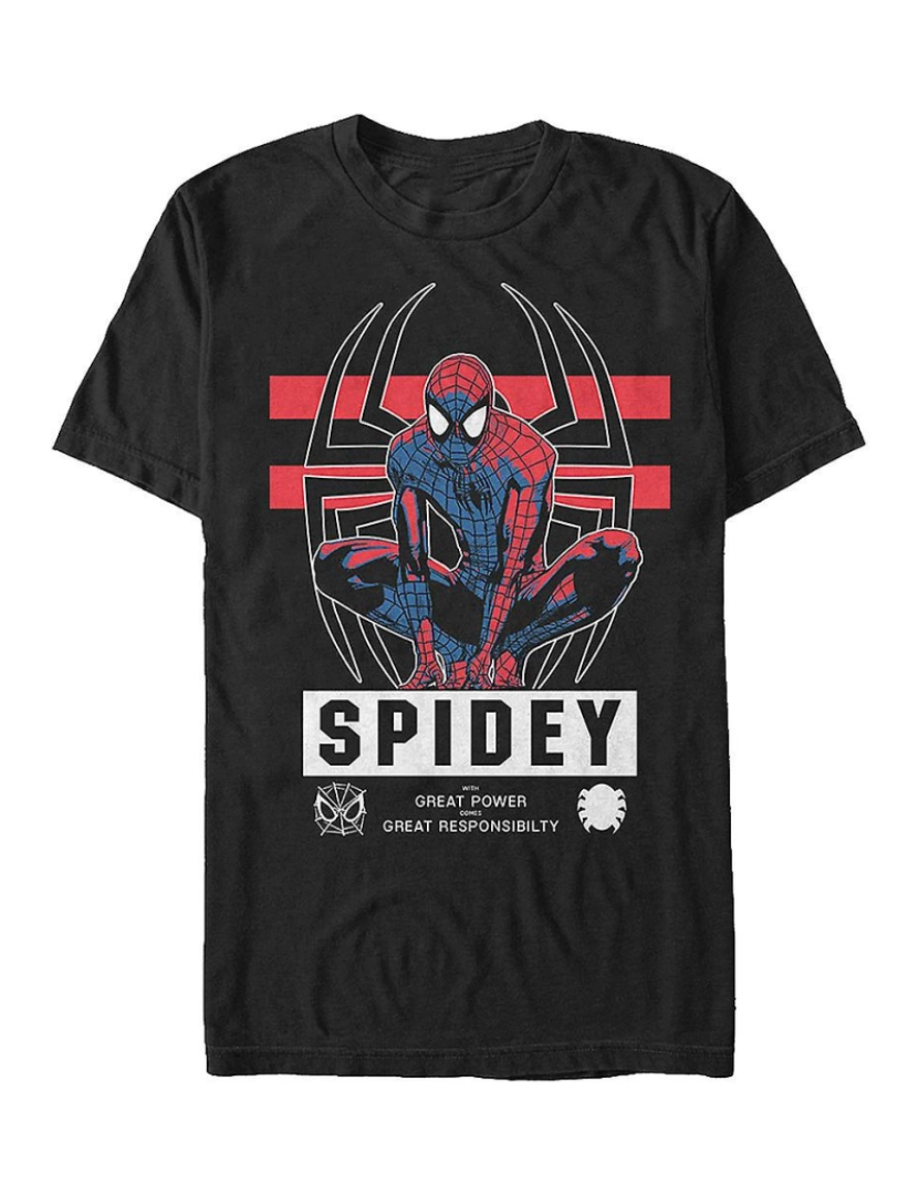 Rockinstone - T-shirt Grande Responsabilidade Homem-Aranha