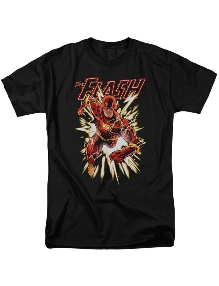 Rockinstone - T-shirt Liga da Justiça da América Flash Glow